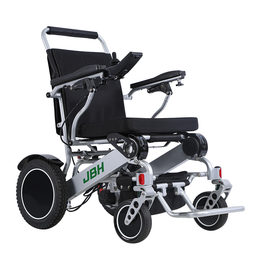 JBH Silver Folding Lightweight Wheelchair D09